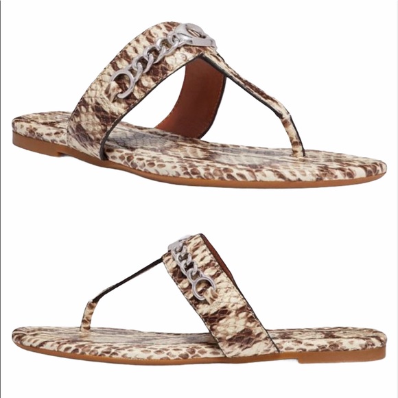 Coach ‘Jaclyn’ Sandal | Python Print | FG3816 New - Picture 1 of 13